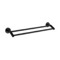 Double Towel Bar, 25 Inch, Matte Black